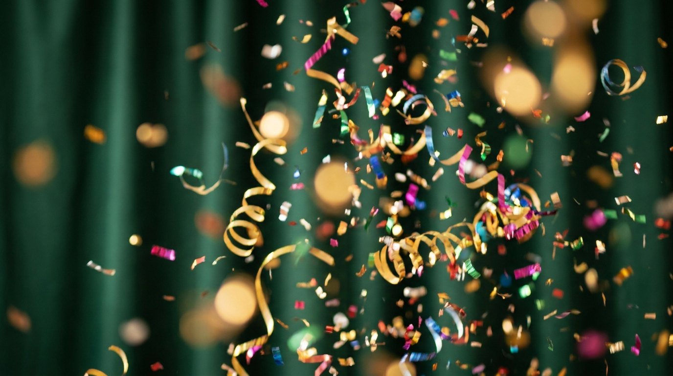 Confeti de celebración